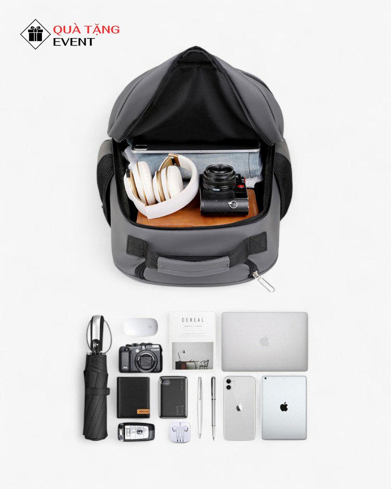 Balo đa năng quà tặng doanh nghiệp, in logo theo yêu cầu – Mã BLKT002 May balo đa năng da Hà Nội - BLKT002