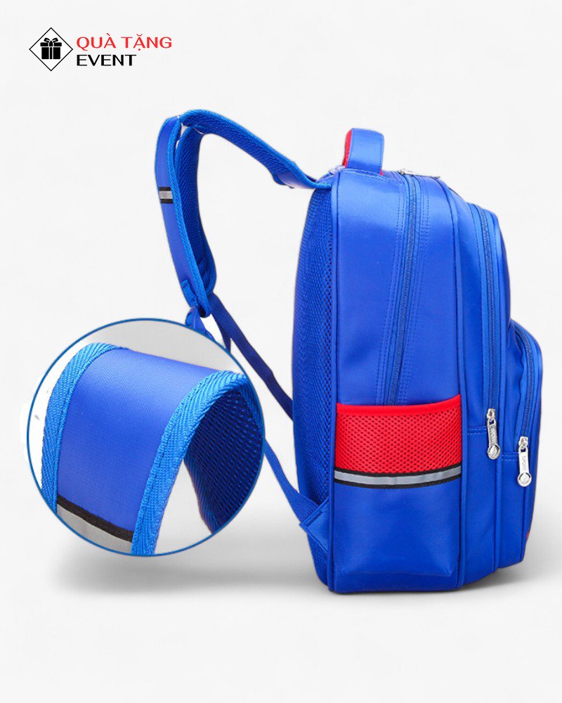Balo học sinh quà tặng, in logo theo yêu cầu – Mã BLHS003 May balo học sinh giá sỉ - BLHS003