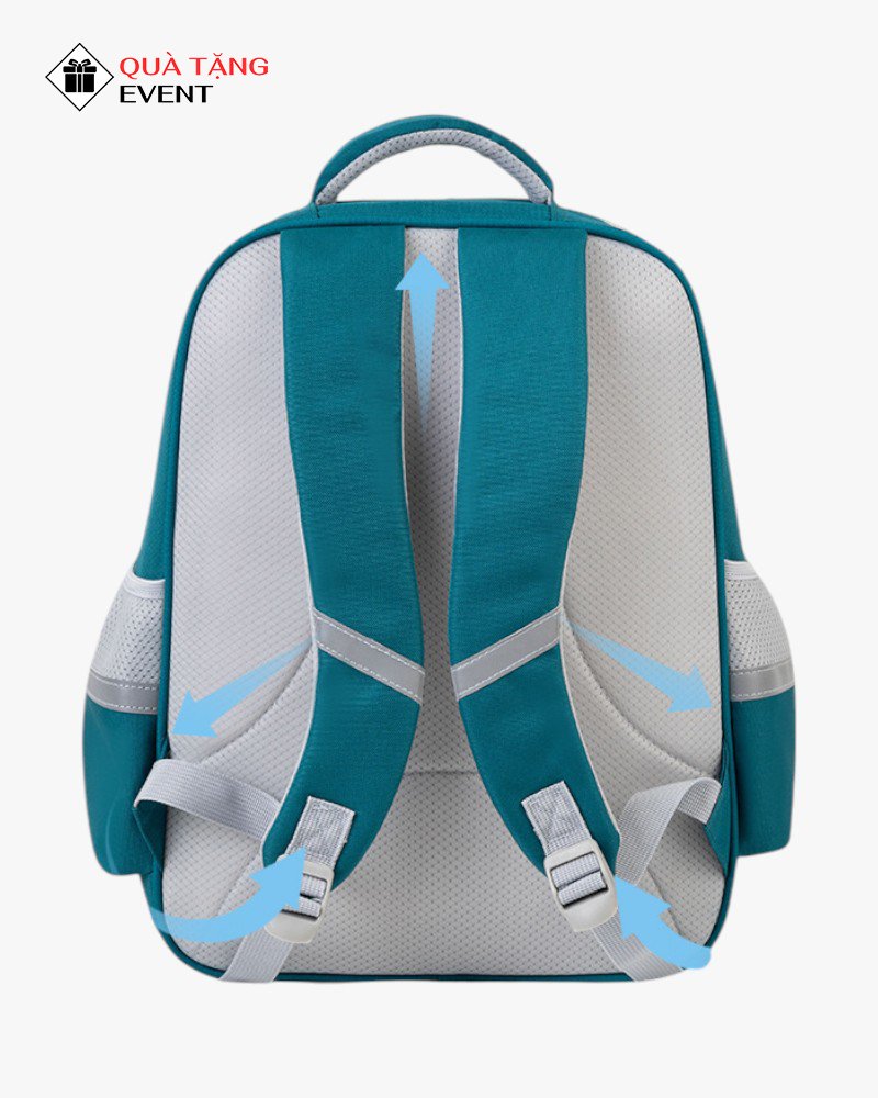 Balo học sinh quà tặng, in logo theo yêu cầu – Mã BLHS012 May balo học sinh giá sỉ số lượng ít - BLHS012