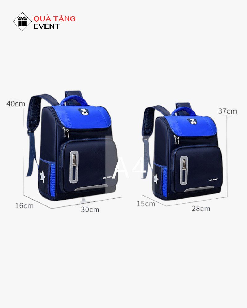 Balo học sinh quà tặng, in logo theo yêu cầu – Mã BLHS014 May balo học sinh sỉ giá rẻ - BLHS014