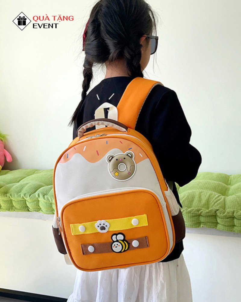 Balo mẫu giáo quà tặng, in logo theo yêu cầu – Mã BLMG005 May balo mẫu giáo giá sỉ Hà Nội - BLMG005