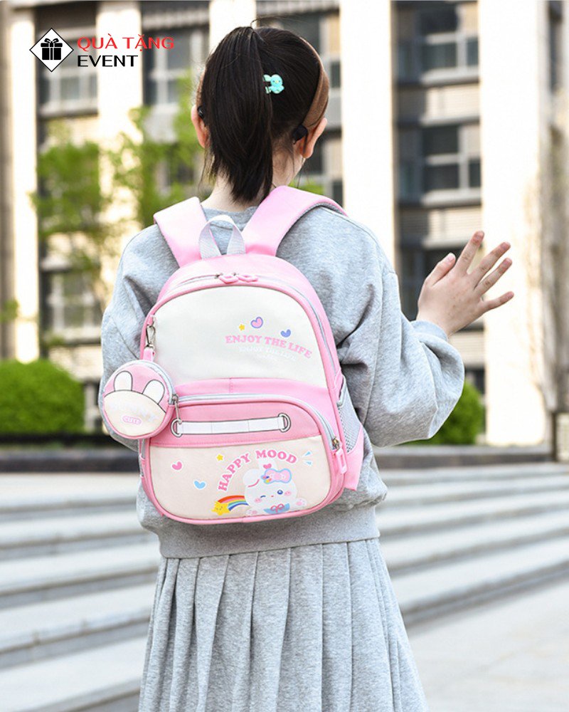 Balo mẫu giáo quà tặng, in logo theo yêu cầu – Mã BLMG003 May balo mẫu giáo giá sỉ quảng cáo - BLMG003