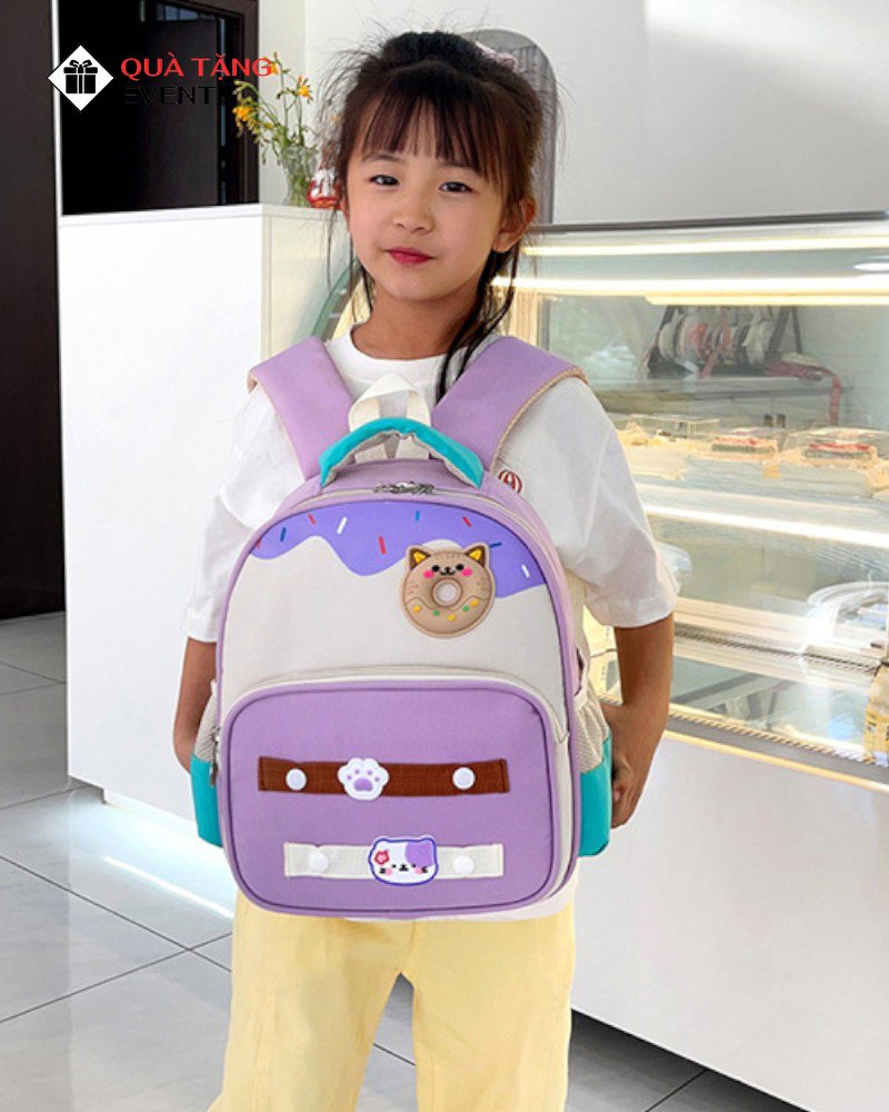 Balo mẫu giáo quà tặng, in logo theo yêu cầu – Mã BLMG005 May balo mẫu giáo giá sỉ theo yêu cầu số lượng ít - BLMG005