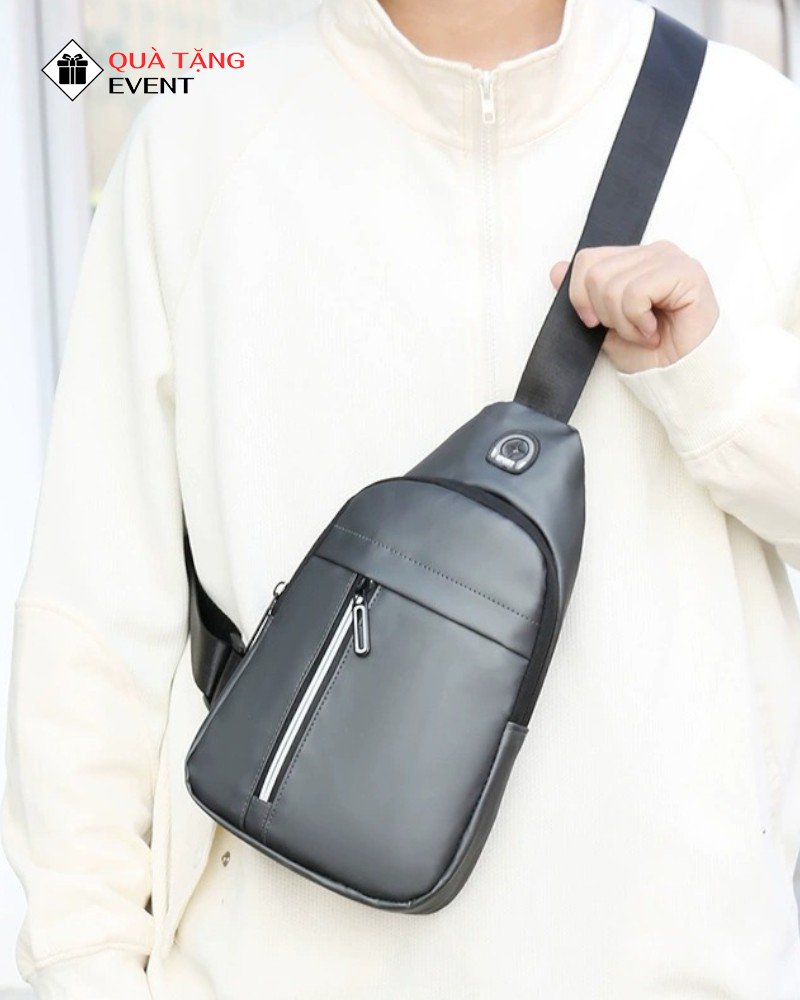 Túi đeo chéo quà tặng doanh nghiệp, in logo theo yêu cầu - Mã TDC126 May gia công túi đeo chéo thời trang - TDC126