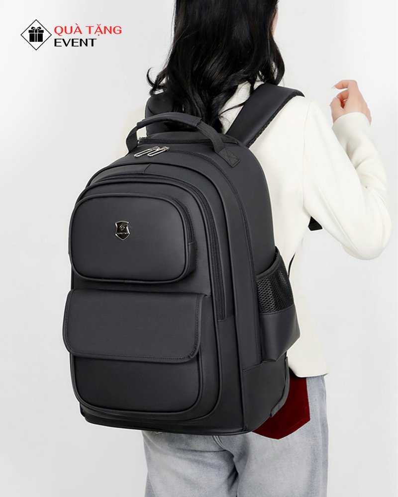 Balo đa năng quà tặng doanh nghiệp, in logo theo yêu cầu – Mã BLKT002 Quảng cáo balo đa năng da - BLKT002