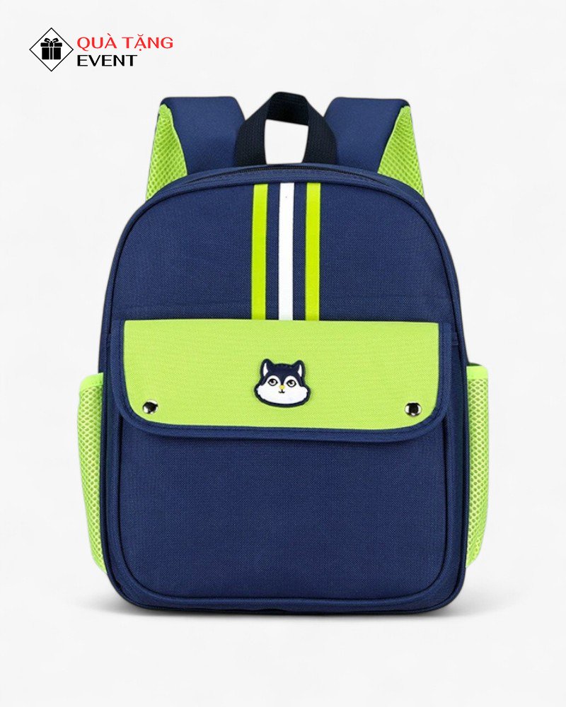 Balo học sinh quà tặng, in logo theo yêu cầu – Mã BLHS010 Sản xuất balo học sinh - BLHS010