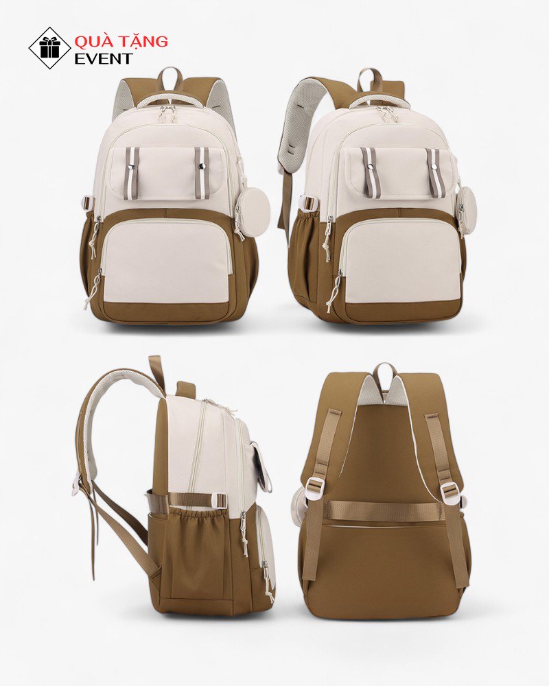 Balo học sinh quà tặng, in logo theo yêu cầu – Mã BLHS009 Sản xuất balo học sinh quà tặng - BLHS009