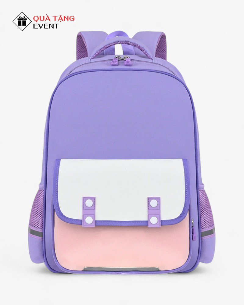 Balo học sinh quà tặng, in logo theo yêu cầu – Mã BLHS013 Sản xuất balo học sinh quà tặng - BLHS013