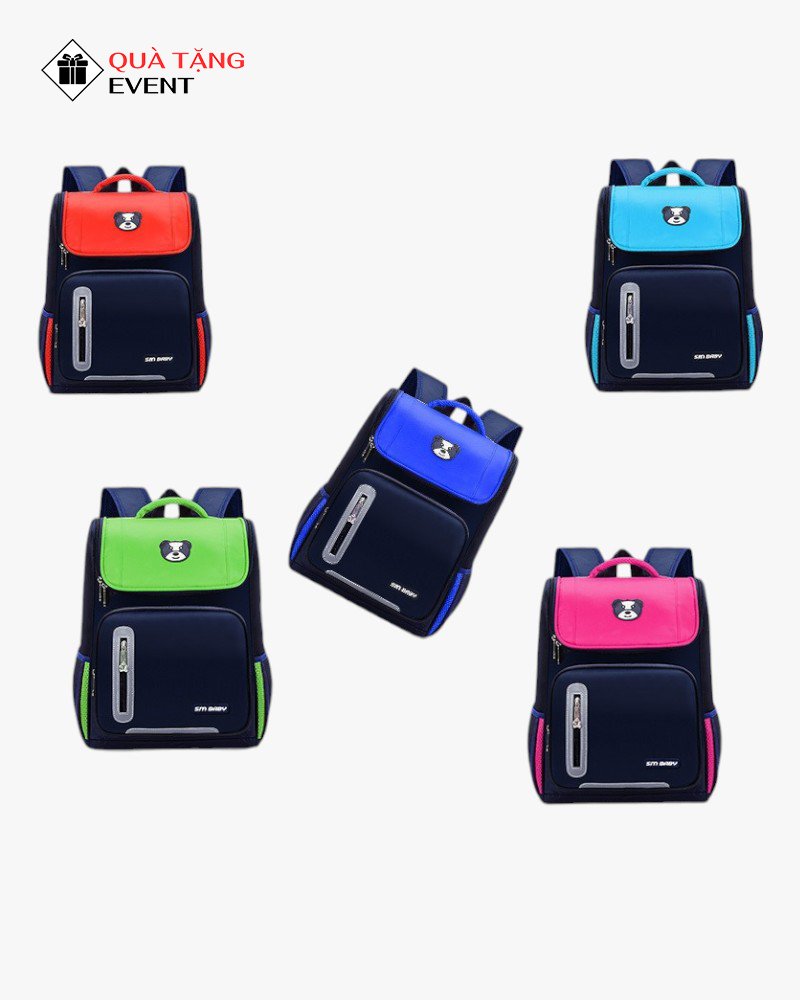 Balo học sinh quà tặng, in logo theo yêu cầu – Mã BLHS014 Sỉ balo học sinh giá sỉ van phong - BLHS014