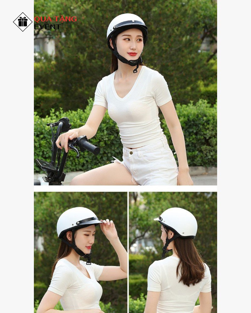 Mũ bảo hiểm quà tặng doanh nghiệp, in logo theo yêu cầu - Mã MBH004 Sĩ mũ bảo hiểm quà tặng doanh nghiệp - MBH004