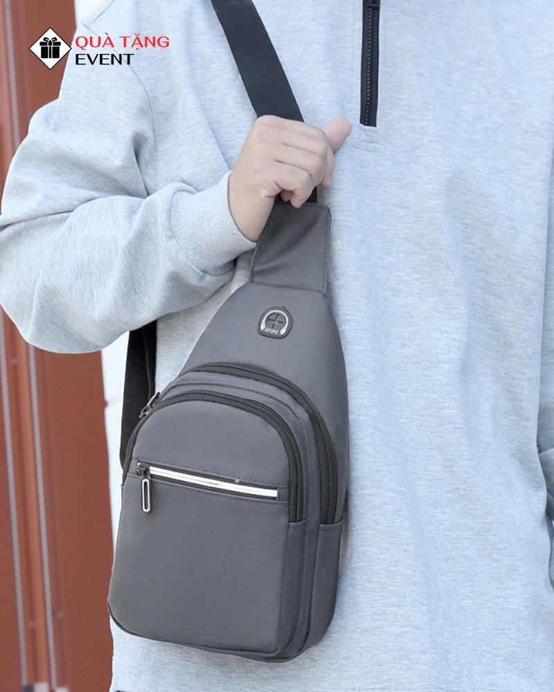 Túi đeo chéo quà tặng doanh nghiệp, in logo theo yêu cầu - Mã TDC129 Sỉ túi đeo chéo quảng cáo - TDC129