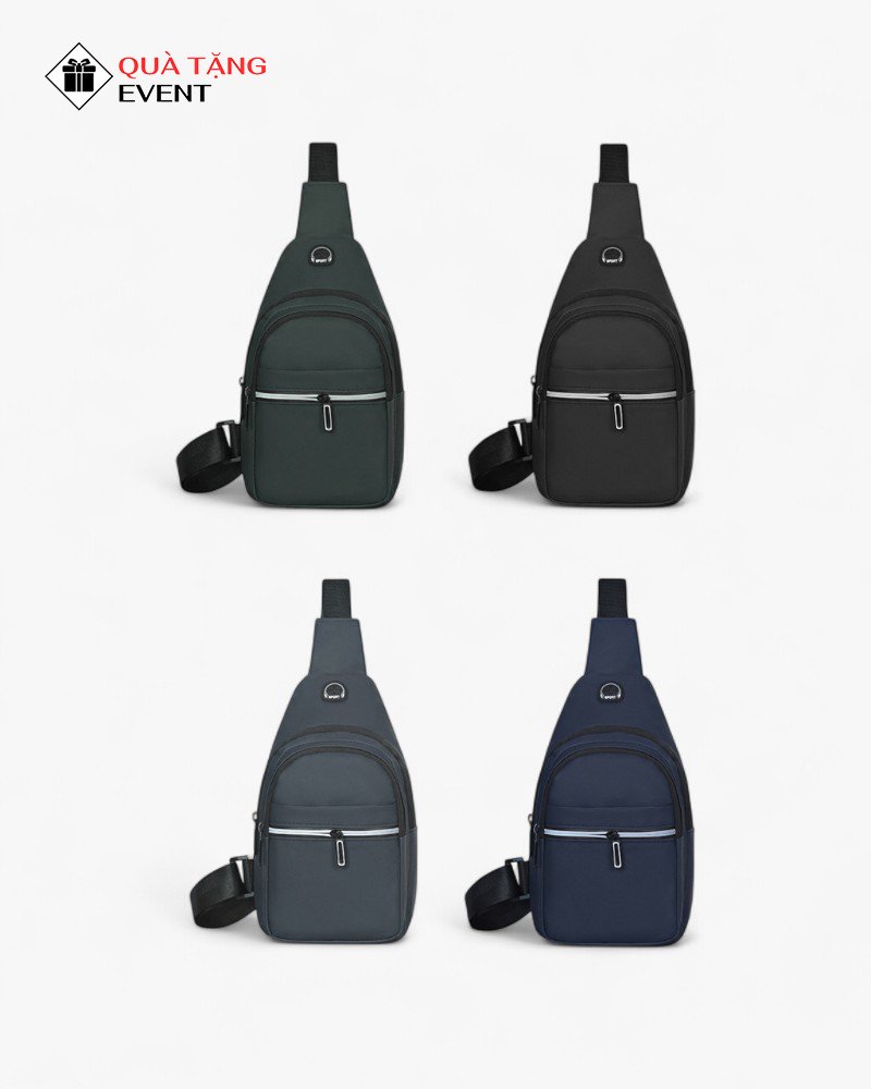 Túi đeo chéo quà tặng doanh nghiệp, in logo theo yêu cầu - Mã TDC122 Túi đeo chéo quảng cáo thời trang - TDC122