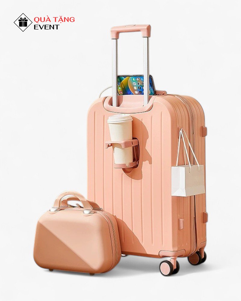 Vali quà tặng doanh nghiệp, in logo theo yêu cầu - Mã VL001 Vali quảng cáo - VL001