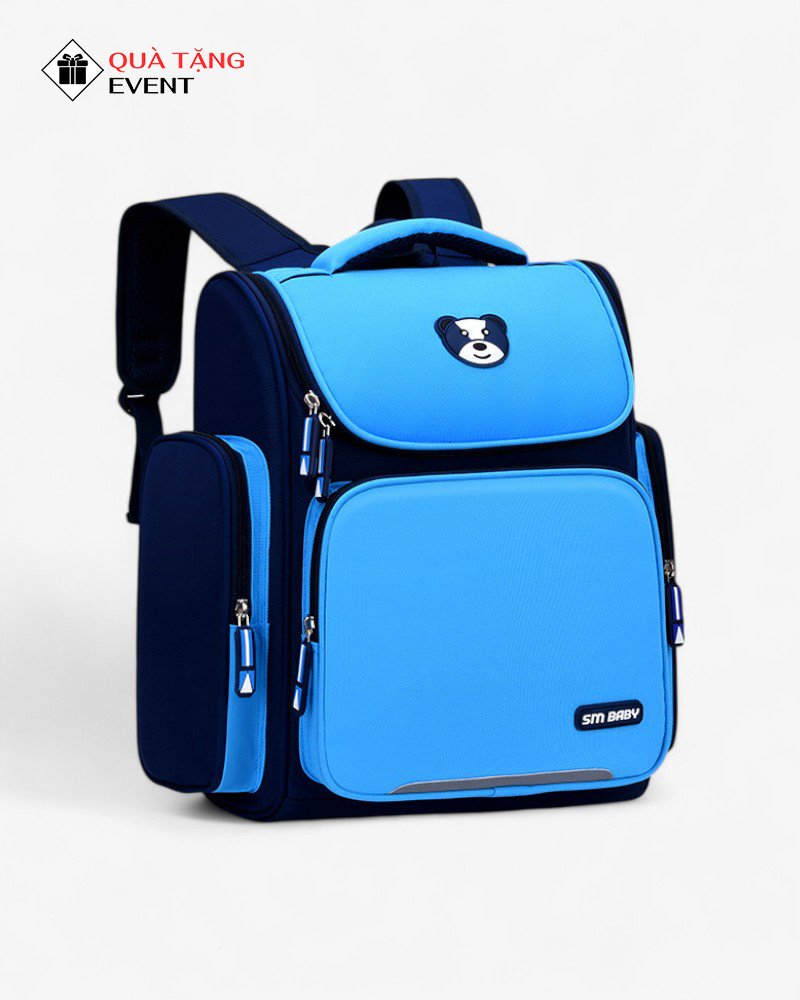 Balo học sinh quà tặng, in logo theo yêu cầu – Mã BLHS002 Xưởng balo học sinh giá rẻ - BLHS002