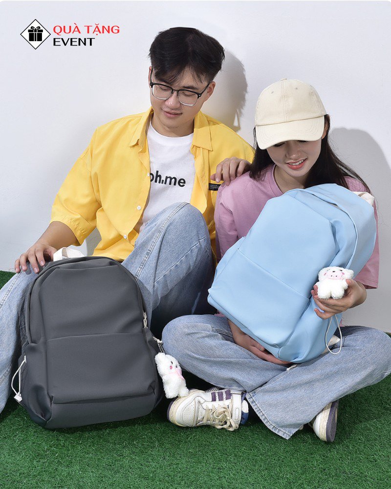 Balo học sinh quà tặng, in logo theo yêu cầu - Mã BLTH001 Xưởng balo học sinh giá sỉ nam HCM - BLTH001