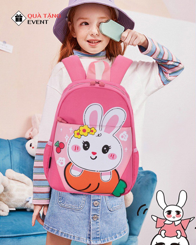 Balo mẫu giáo quà tặng, in logo theo yêu cầu – Mã BLMG009 Xưởng may balo mẫu giáo giá sỉ nam HCM - BLMG009