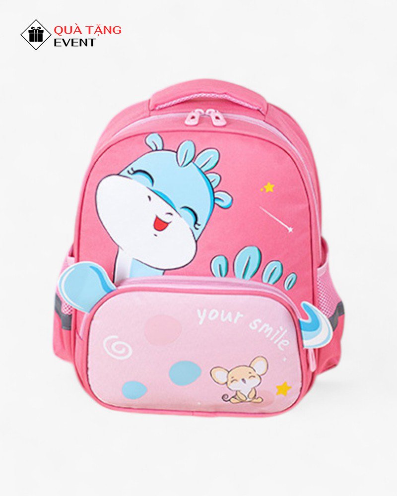 Balo mẫu giáo quà tặng, in logo theo yêu cầu – Mã BLMG004 Xưởng may gia công balo mẫu giáo giá sỉ nữ - BLMG004