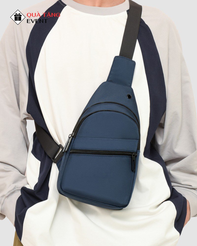 Túi đeo chéo quà tặng doanh nghiệp, in logo theo yêu cầu - Mã TDC118 Xưởng may túi bao tử đeo chéo tote - TDC118