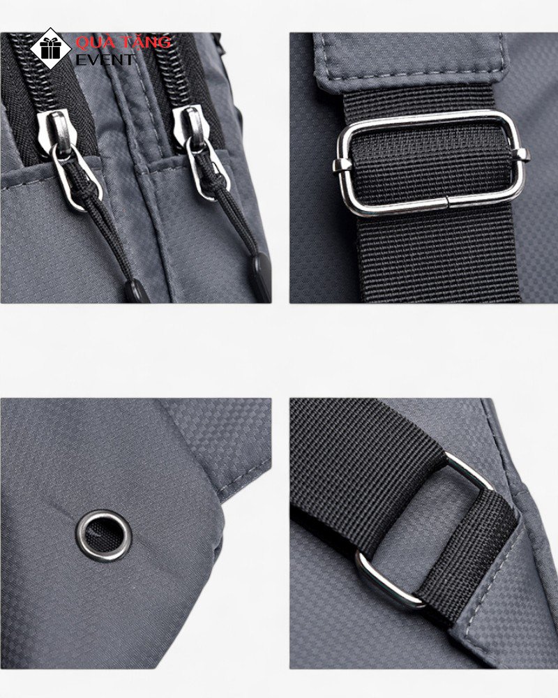 Túi đeo chéo quà tặng doanh nghiệp, in logo theo yêu cầu - Mã TDC130 Xưởng may túi bao tử theo yêu cầu - TDC130