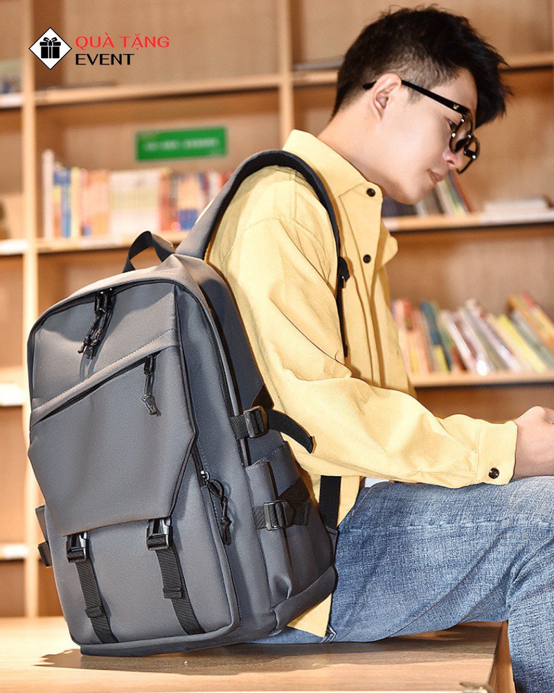 Balo học sinh quà tặng, in logo theo yêu cầu - Mã BLTH012 Xưởng sản xuất balo học sinh cao cấp đẹp - BLTH012