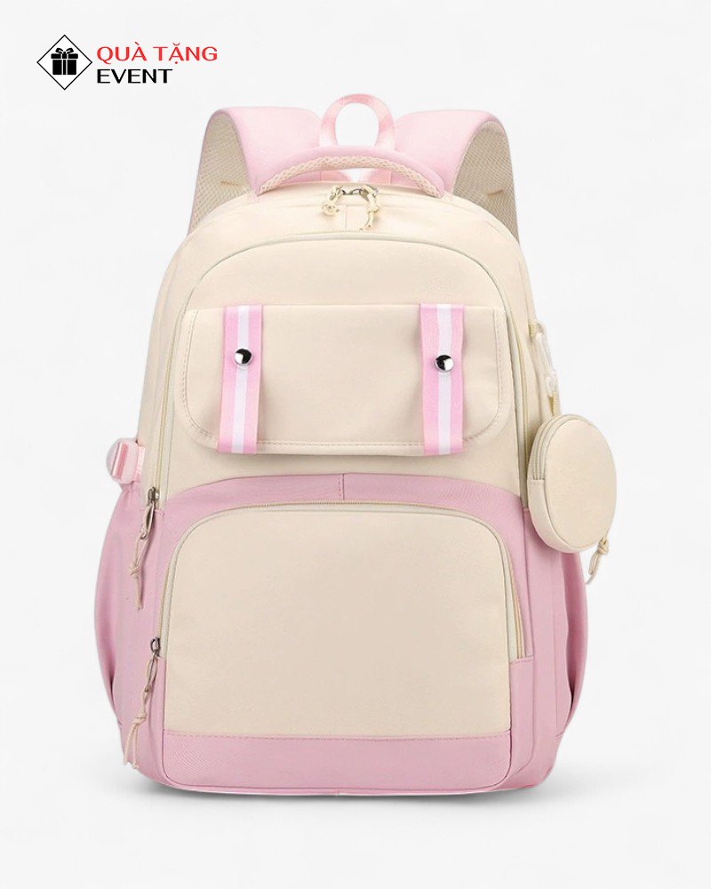 Balo học sinh quà tặng, in logo theo yêu cầu – Mã BLHS009 Xưởng sản xuất balo học sinh giá sỉ theo yêu cầu - BLHS009