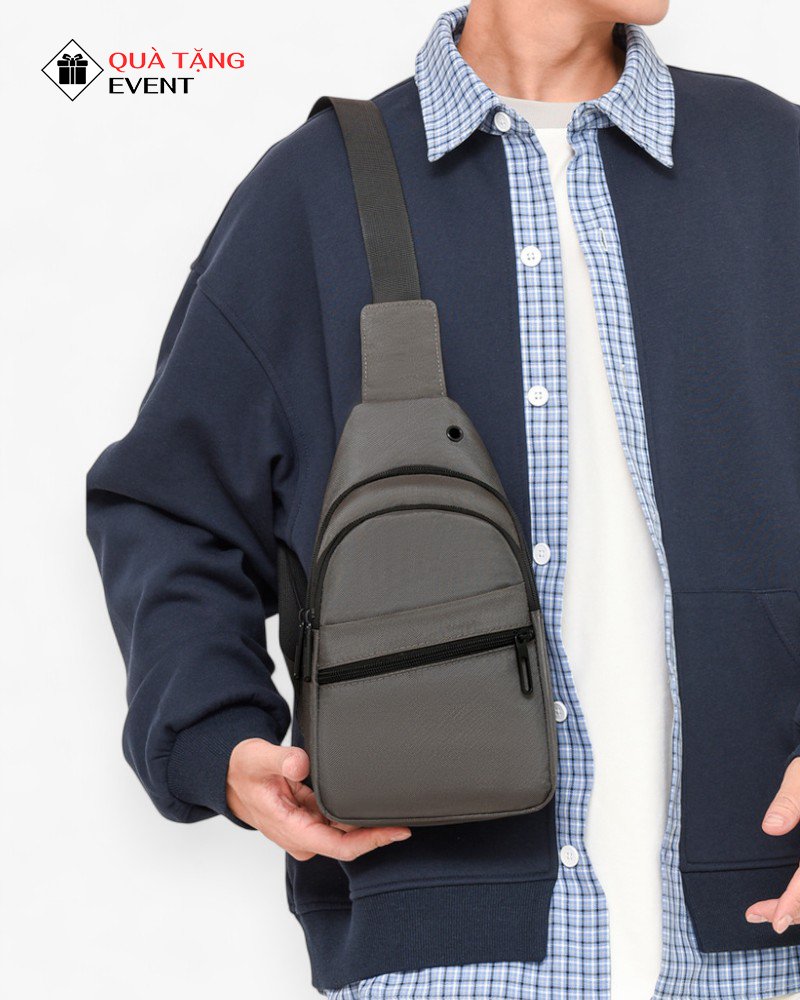 Túi đeo chéo quà tặng doanh nghiệp, in logo theo yêu cầu - Mã TDC118 Xưởng sỉ túi đeo chéo giá rẻ TPHCM - TDC118