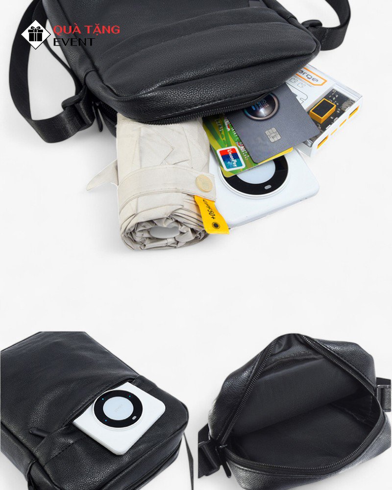 Túi đeo chéo quà tặng doanh nghiệp, in logo theo yêu cầu - Mã TDC120 Xưởng túi đeo chéo sỉ - TDC120