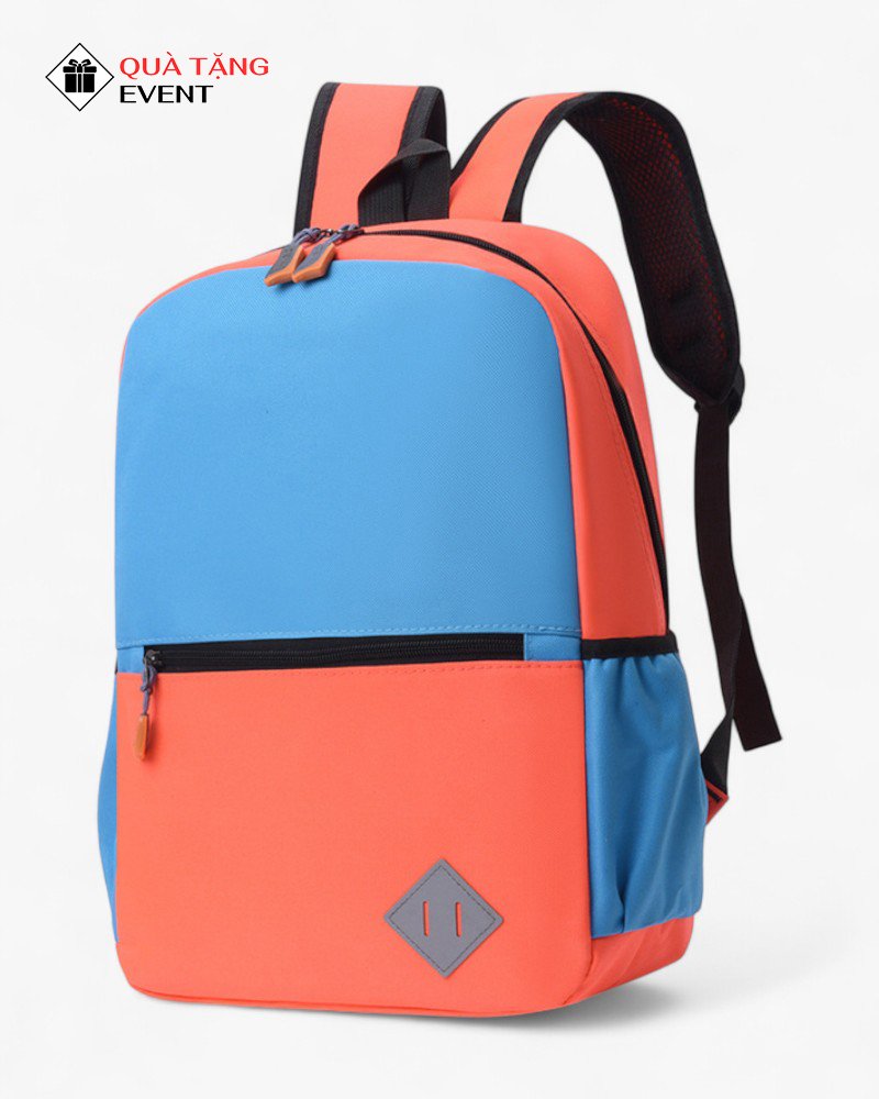 Balo học sinh quà tặng, in logo theo yêu cầu – Mã BLHS006 balo học sinh cao cấp logo - BLHS006