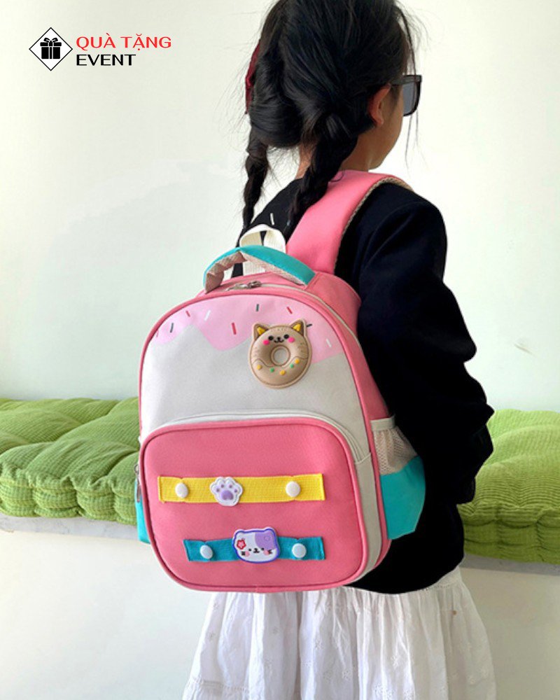 Balo mẫu giáo quà tặng, in logo theo yêu cầu – Mã BLMG005 balo mẫu giáo giá sỉ sỉ - BLMG005